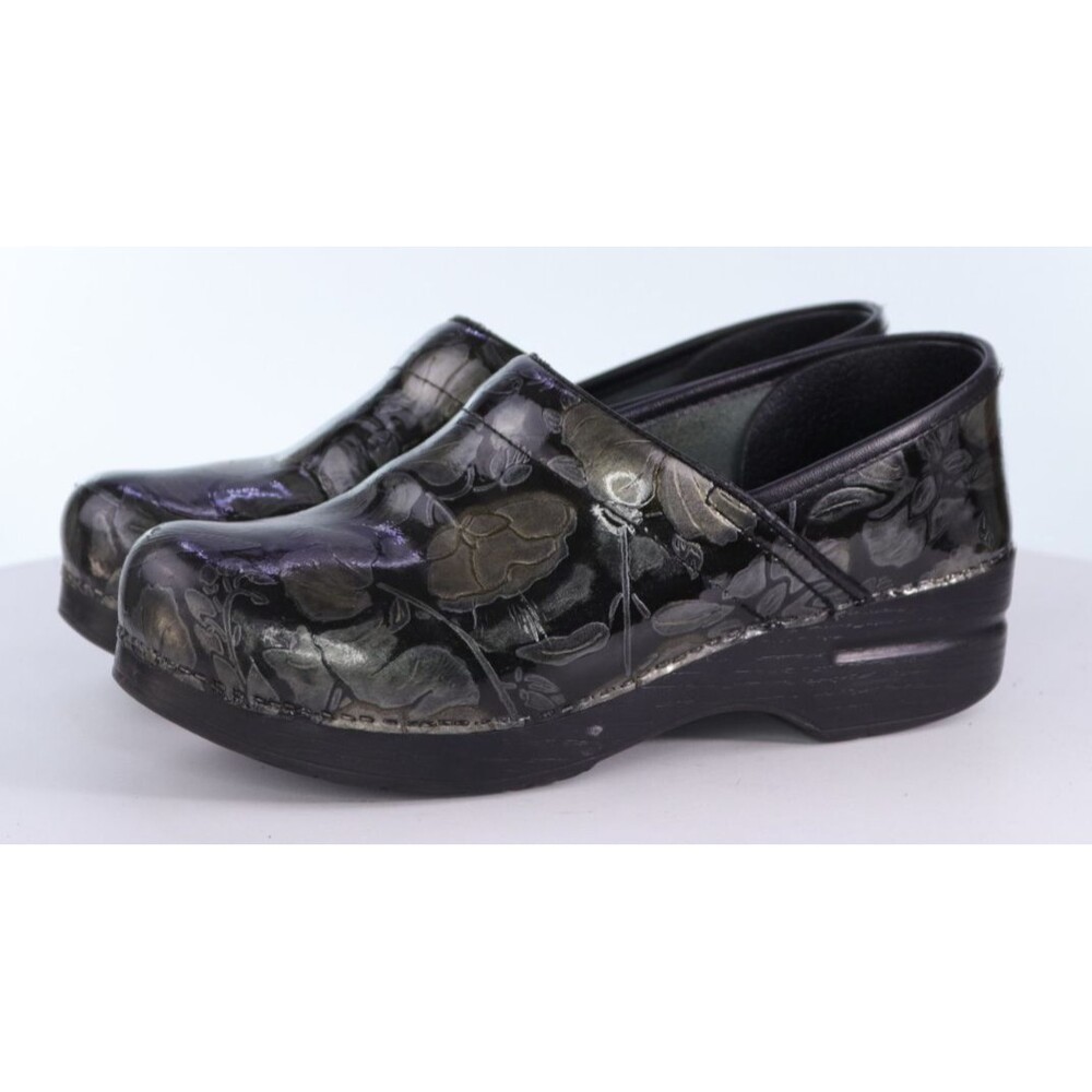 Dansko $155 Women's Professional Nursing Clogs Shoes Size EU 39 US 8.5-9 Floral
